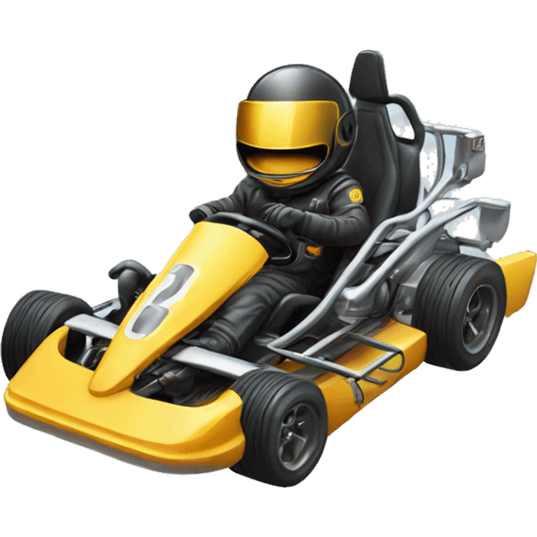 Go kart with jet engine emoji