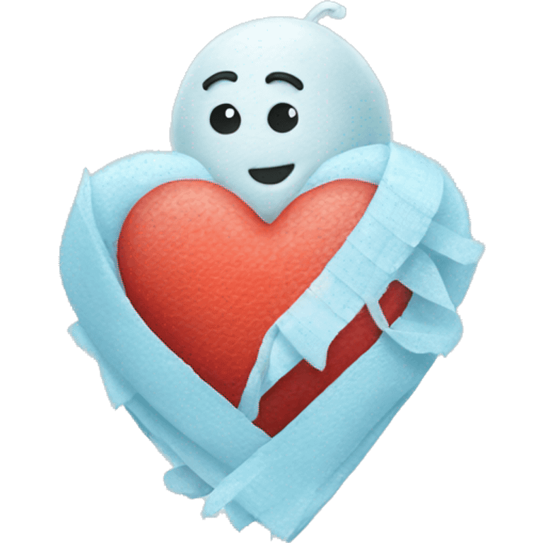 Frozen and bandages heart emoji