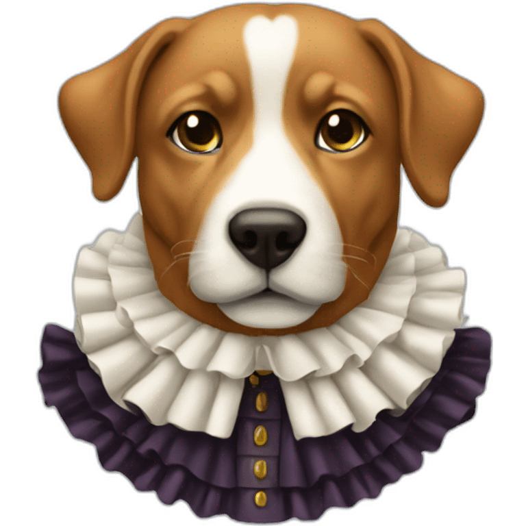 shakespear ruffle collar emoji