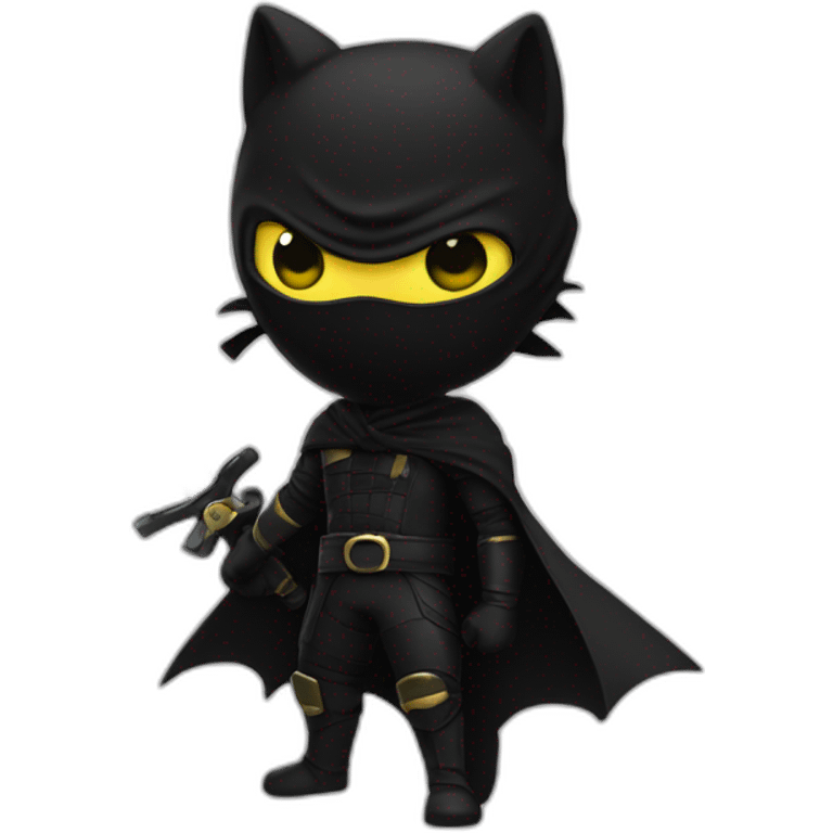 Chat noir ninja emoji