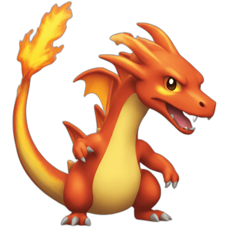 Dracaufeu pokemon emoji