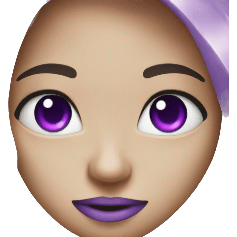 Purple diamond  emoji