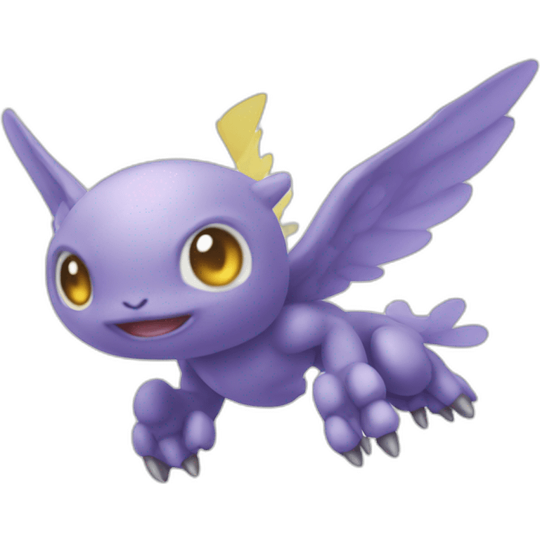 flying baby Digimon creature emoji