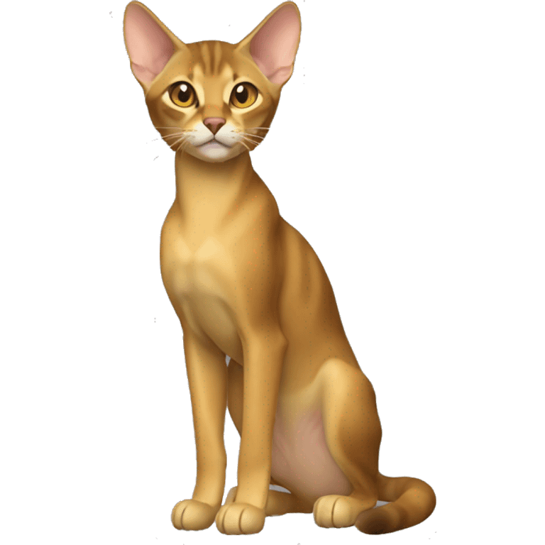 Chausie Cat Breed Full Body emoji