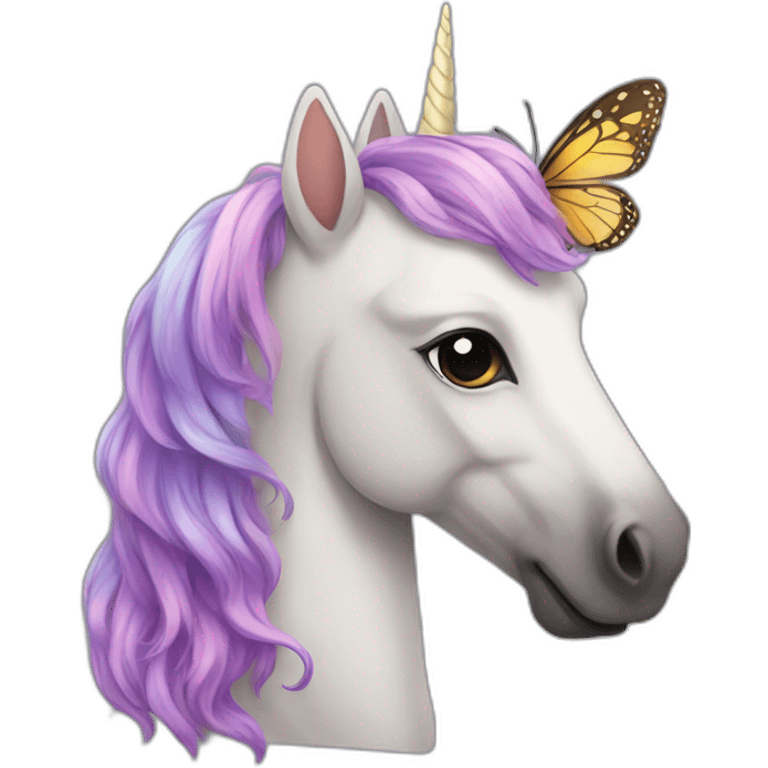 Butterfly-Unicorn emoji