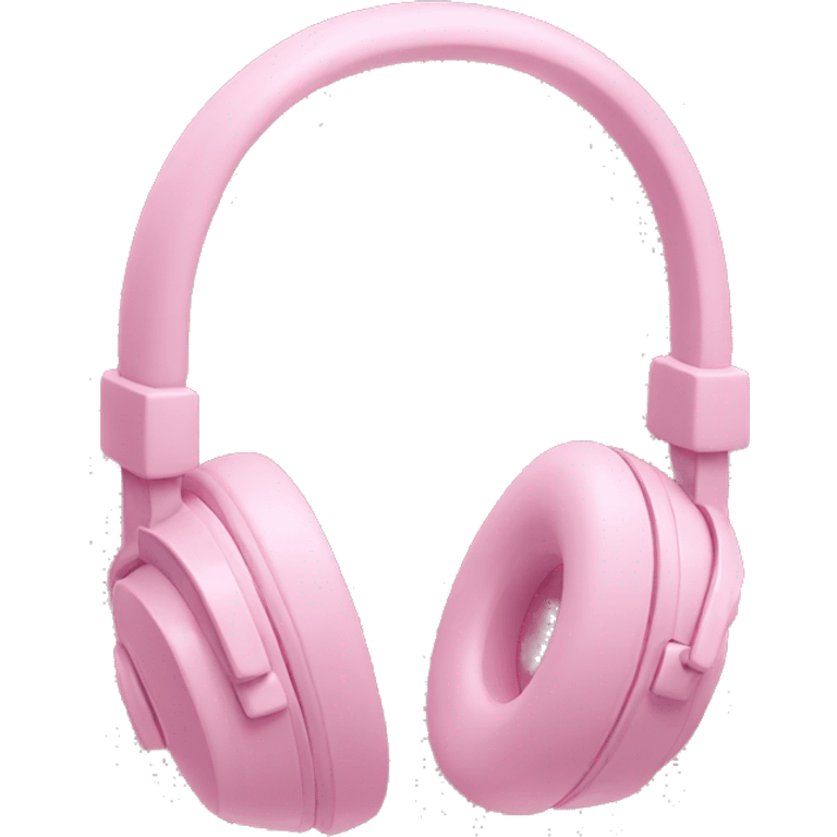 pastel pink headphone emoji