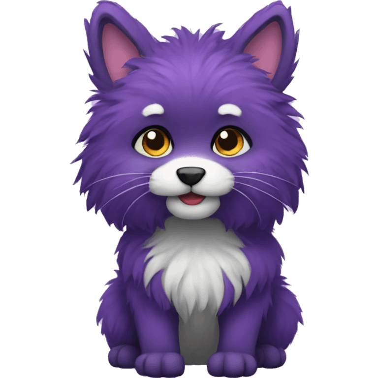 Purple furry emoji