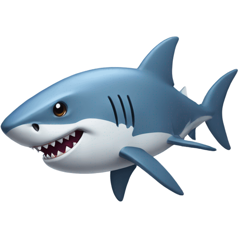 Shark with sonic costume emoji