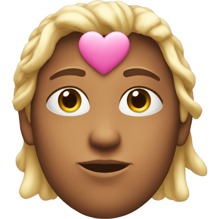 The heart arround the face but with pink heart/ emoji