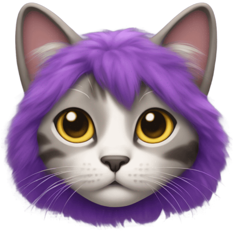 purple cat emoji