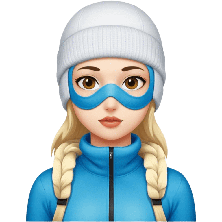 Girl wearing a skimask  emoji