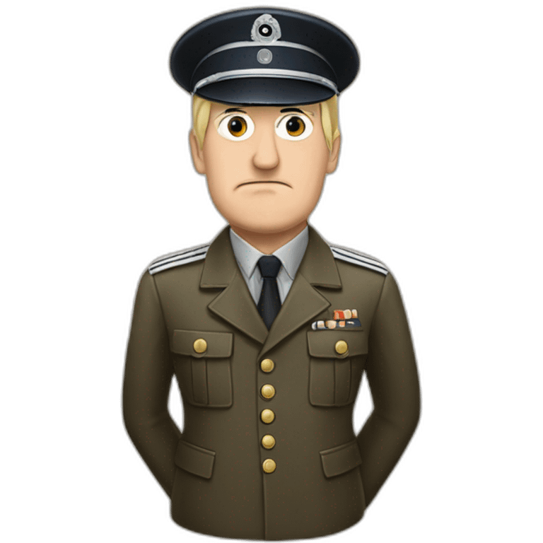 hitler et marine-le-pen se tenant la main emoji