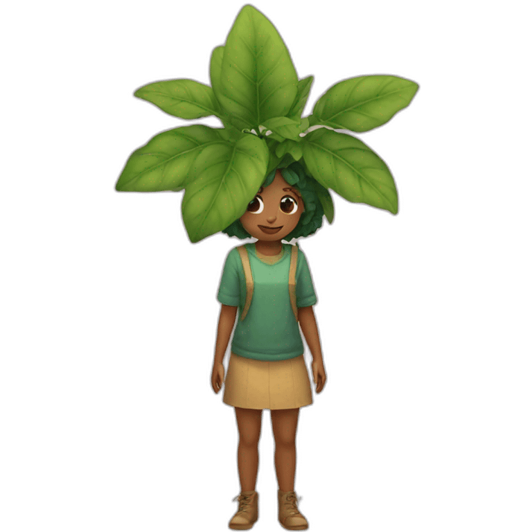 plant girl emoji