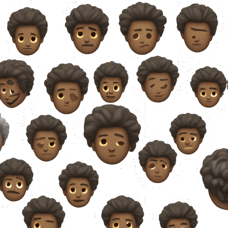 A  man with a lot of hair  emoji