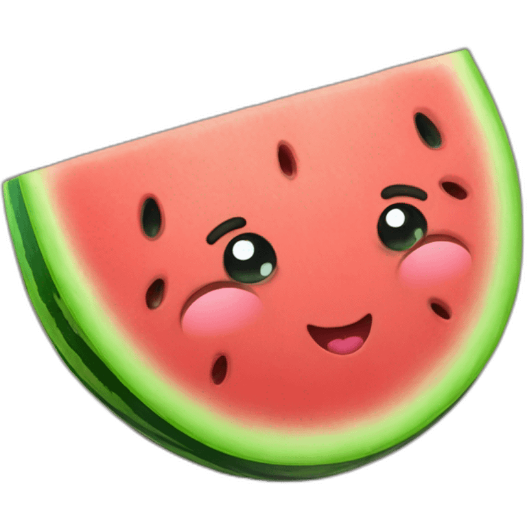 cute watermelon emoji