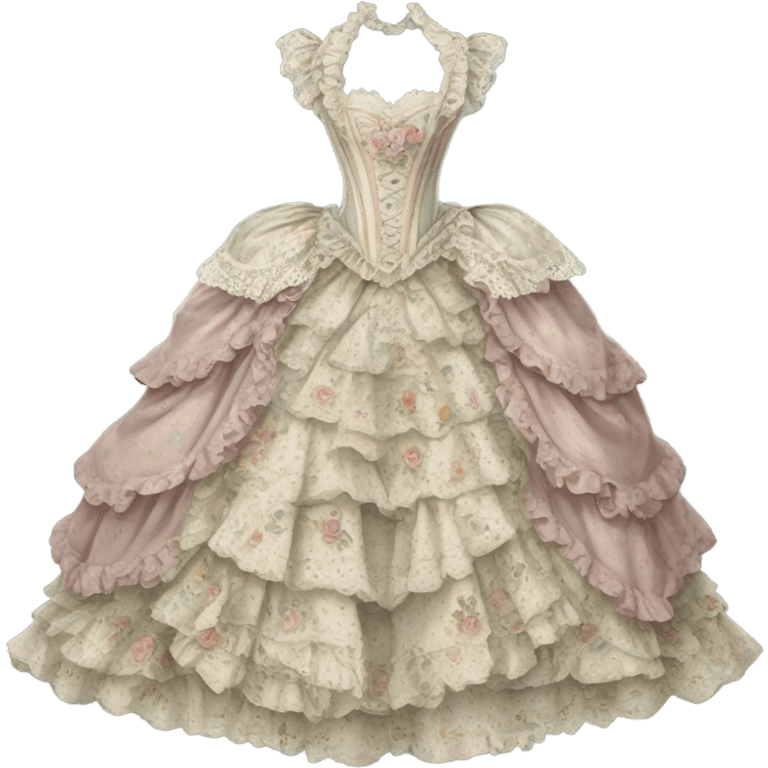 rococo dress emoji