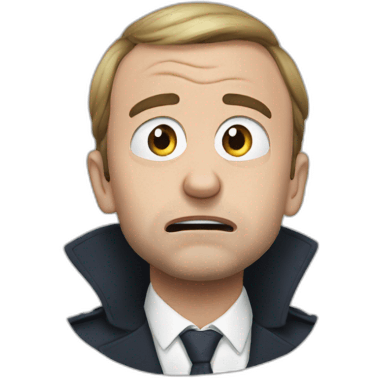 Macron who cry emoji