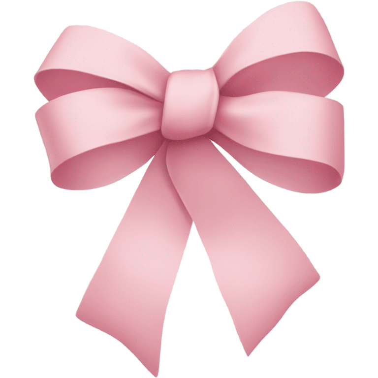 light pink ribbon bow emoji