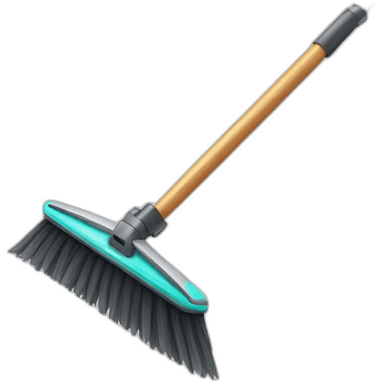 futuristic broom emoji