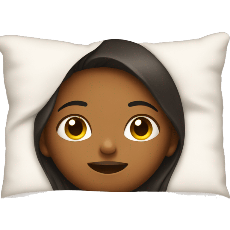 Girl laying in bed  emoji