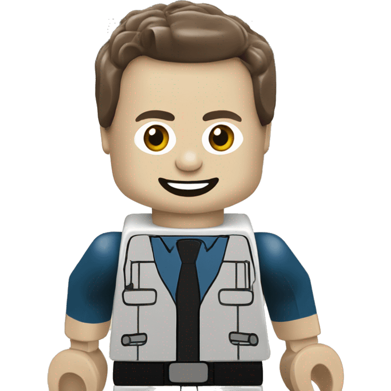 Elon musk LEGO  emoji