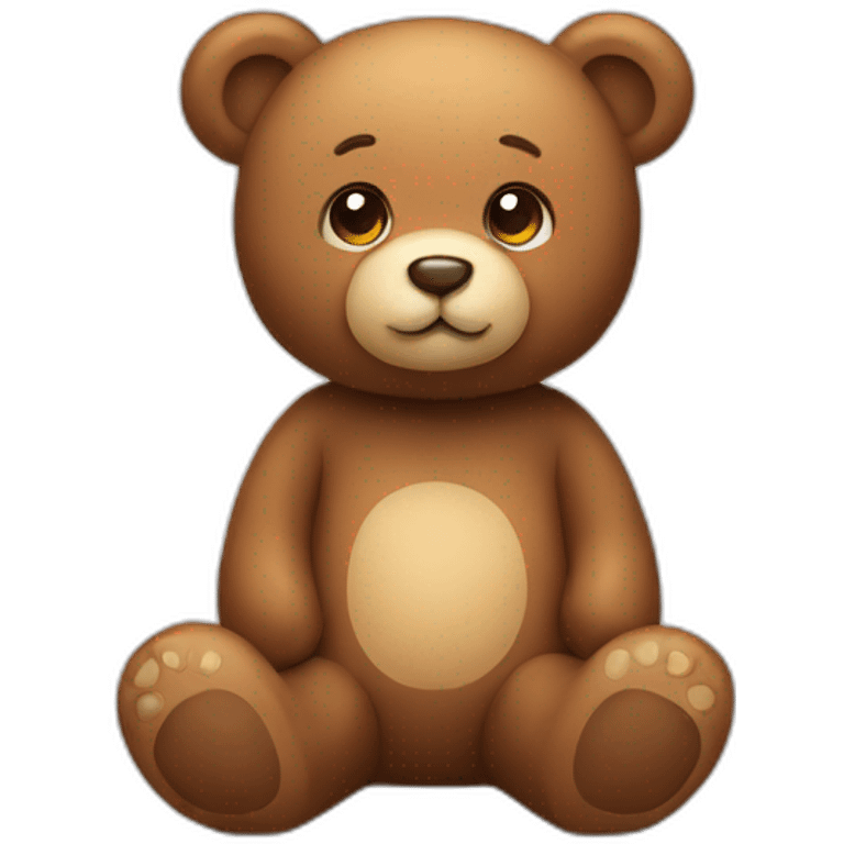 cute teddy bear emoji