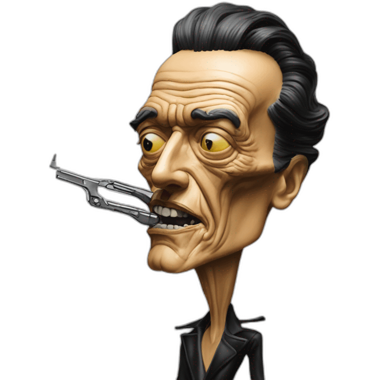 salvador dali like terminator emoji