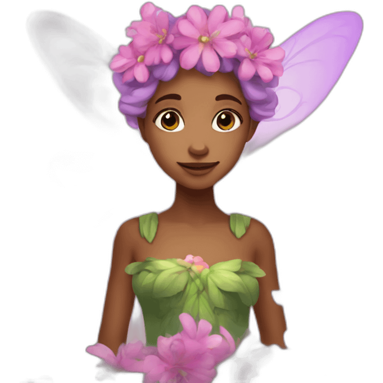 Flower fairy emoji