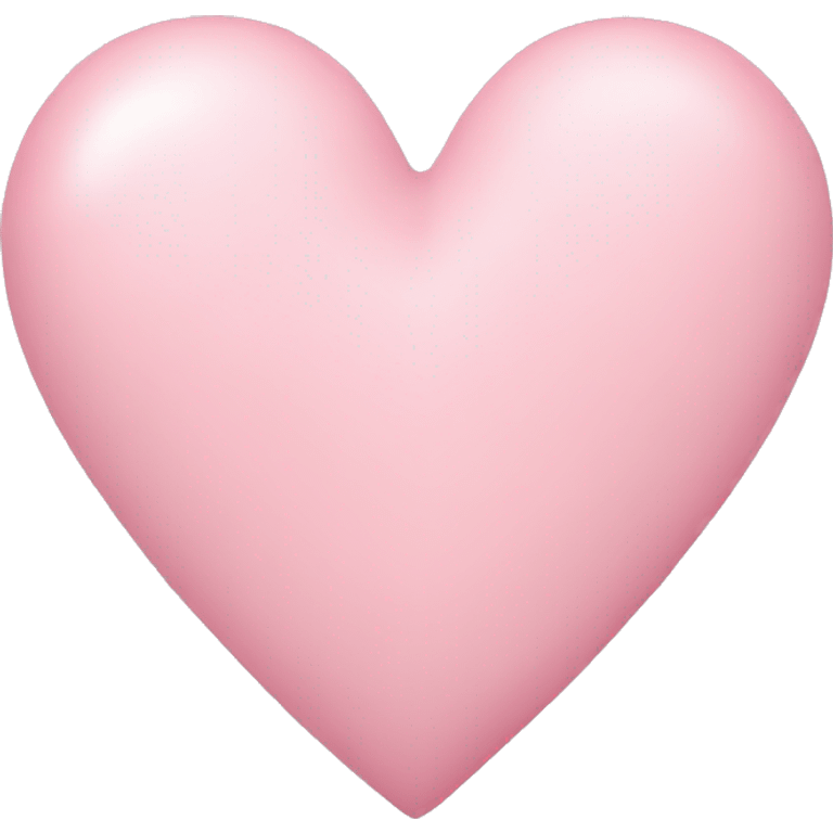 Pastel pink heart emoji