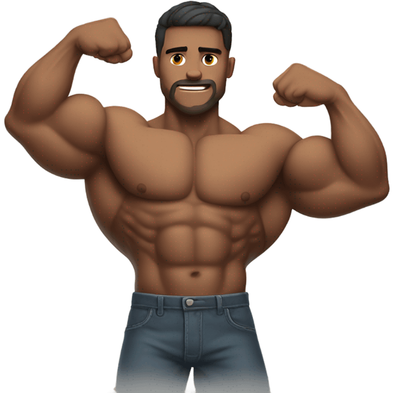 Strong man emoji