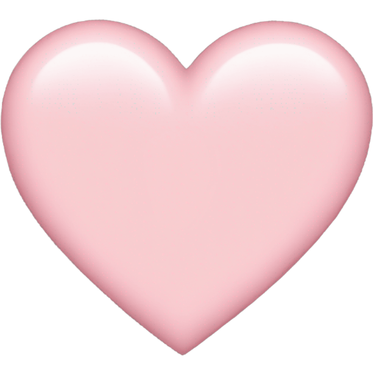 Pastel pink heart emoji