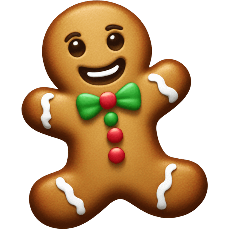 gingerbread man emoji