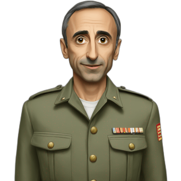 ÉRIC ZEMMOUR MILITAIRE emoji