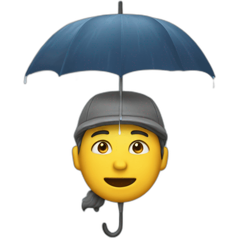 Raining “N” emoji