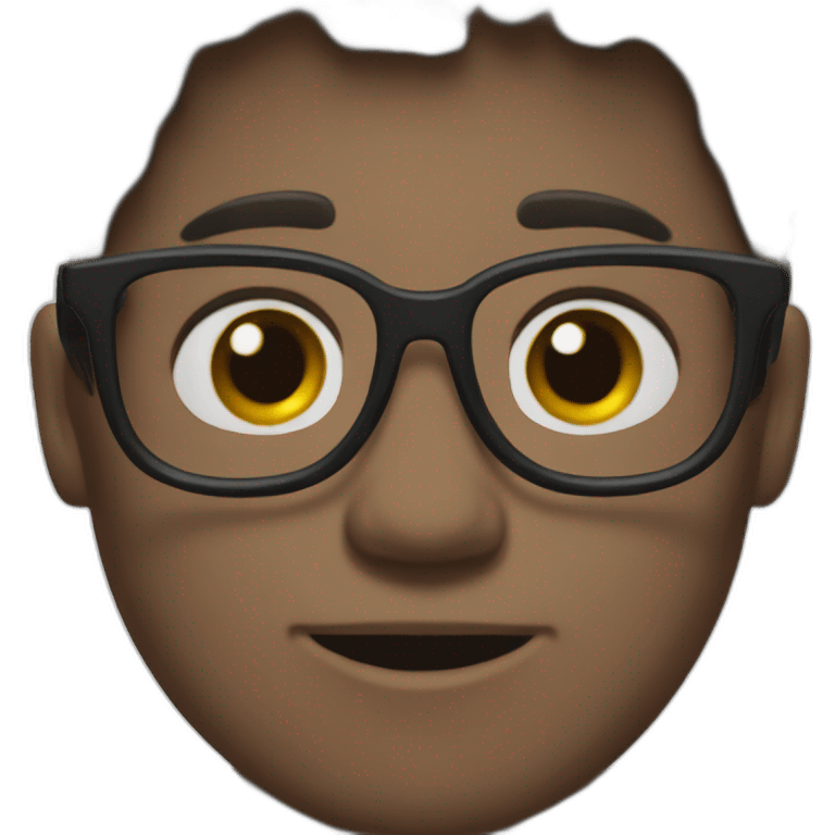 INTP boy with glasses emoji