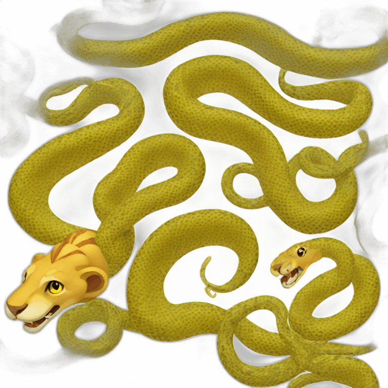 Lion snake emoji