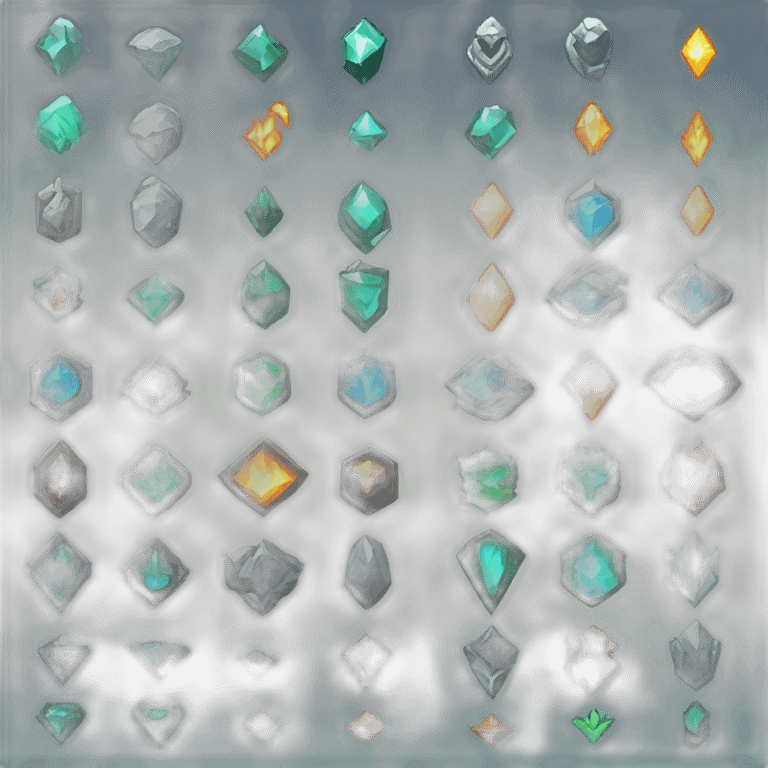 Pixel Battle Badge Winter Cold Diamond Obsidian Emerald Flame Shiny Glow Reward Legendary Unique Epic Mystery emoji