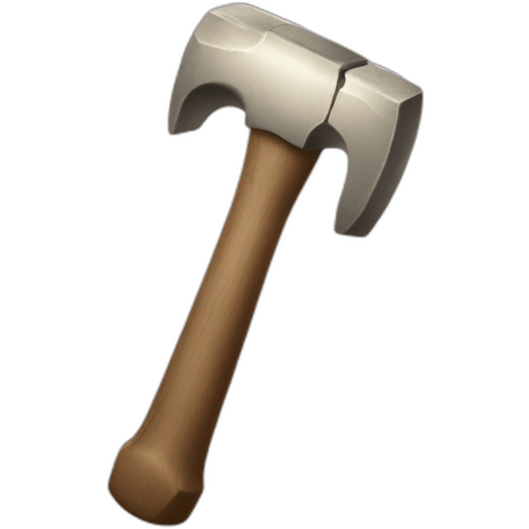 hammer made of bones emoji