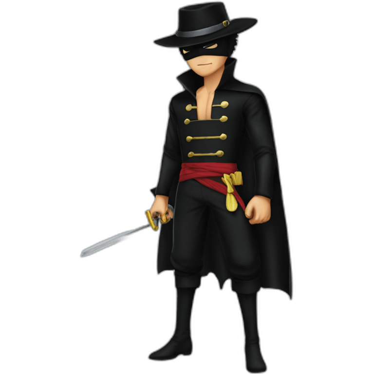 Zorro one piece emoji