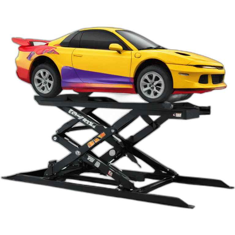 Pimped racing palet lift emoji