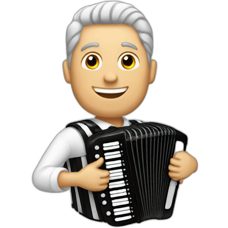 white male accordionist emoji