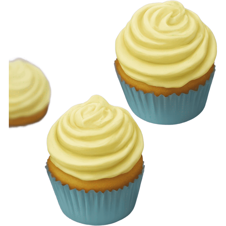 lemon cupcake emoji