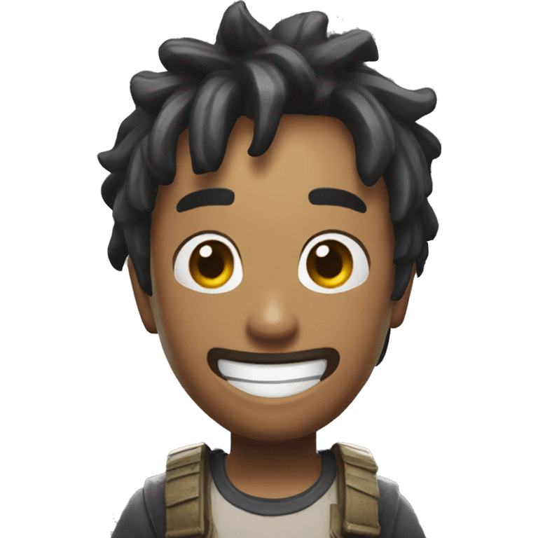 pubg character laughin emoji