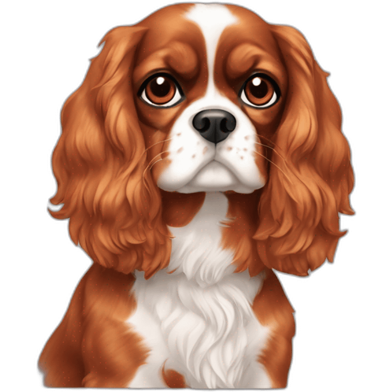 Cavalier king charle Ruby emoji