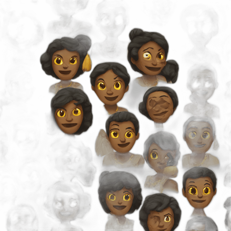 African native from 60s cartoons emoji