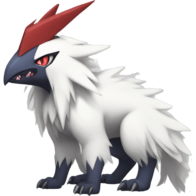 Cool Edgy Absol-Zangoose-Quilava, full body emoji