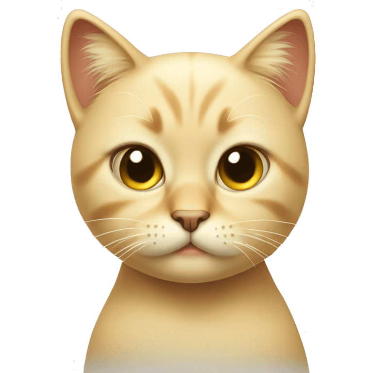 Blonde cat with attitude  emoji