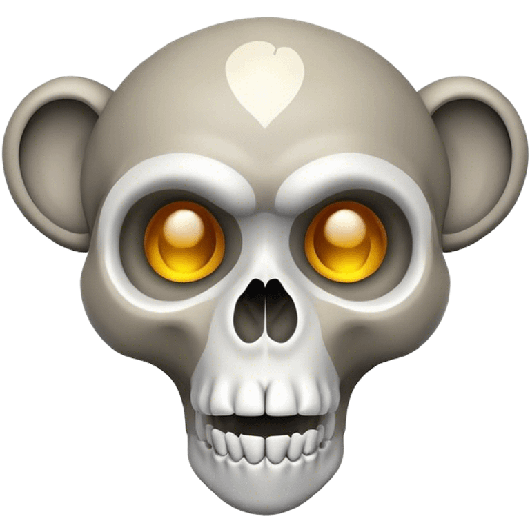 monkey skull emoji