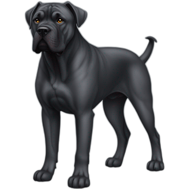 Dog Cane Corso full body emoji