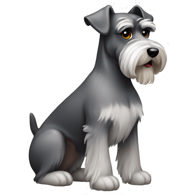 Miniature Schnauzer emoji